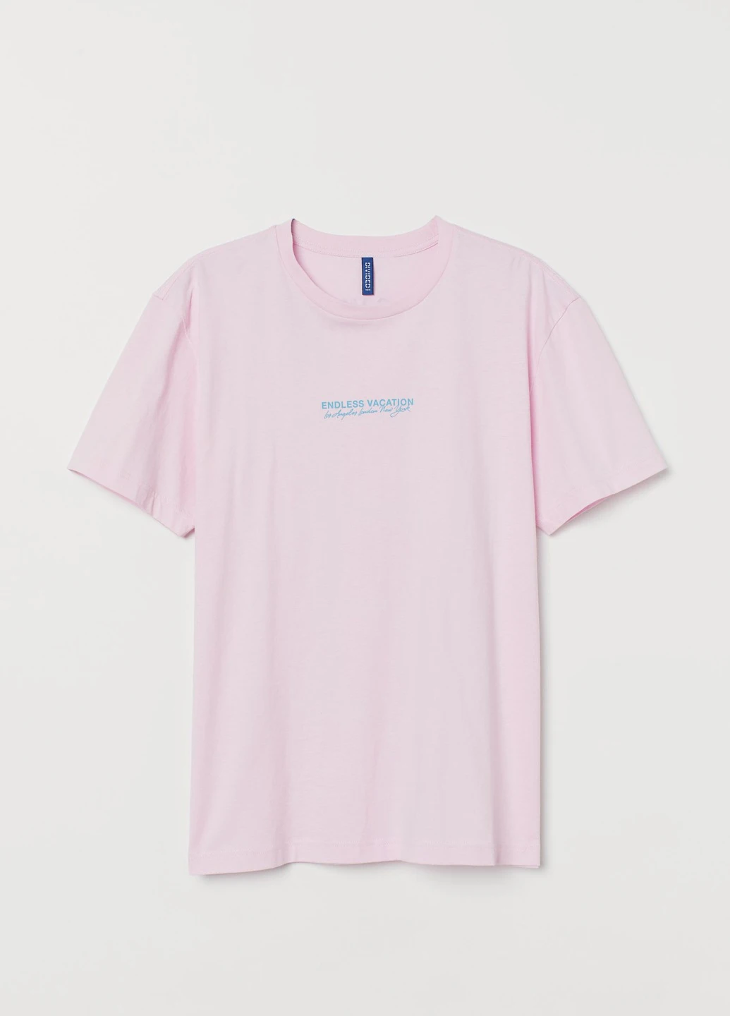 Рожева футболка з принтом H&M