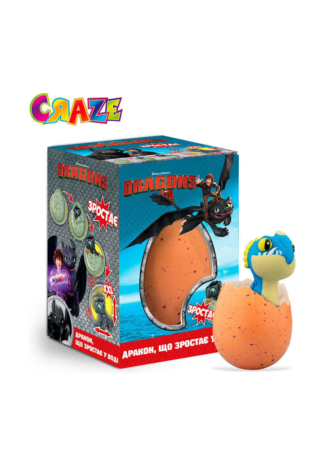 Іграшка, що росте в яйці (в асортименті) Craze Mega Eggs (202702986)