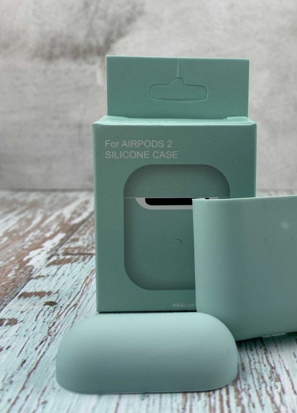 Силіконовий Чохол Для Навушників AirPods 2 Turquoise No Brand (254025411)