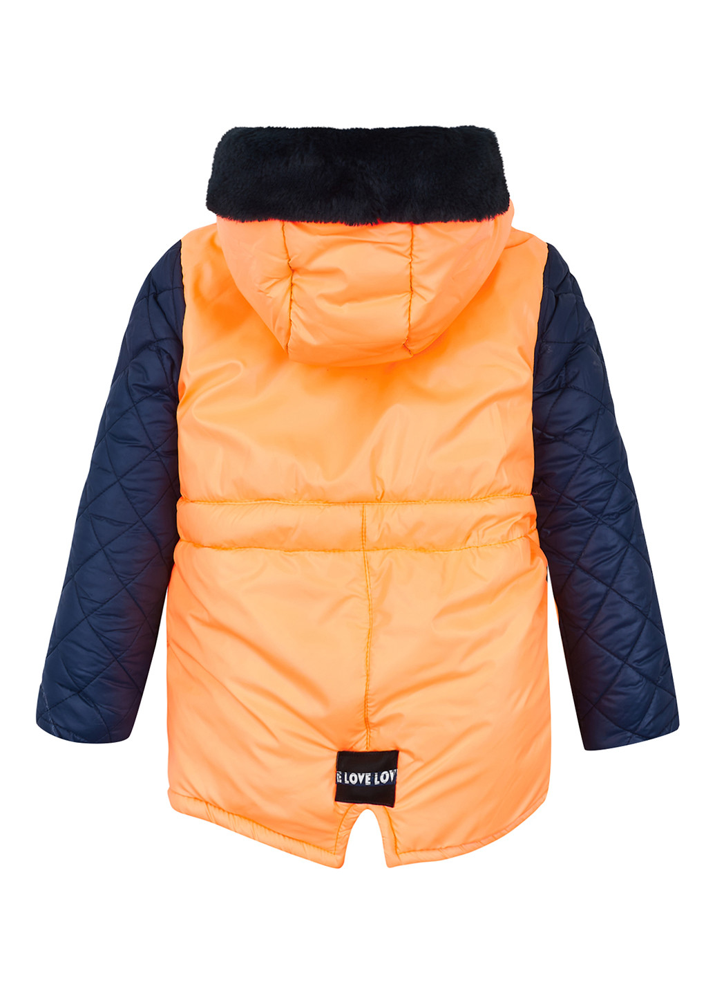 Светло-оранжевая зимняя куртка Одягайко