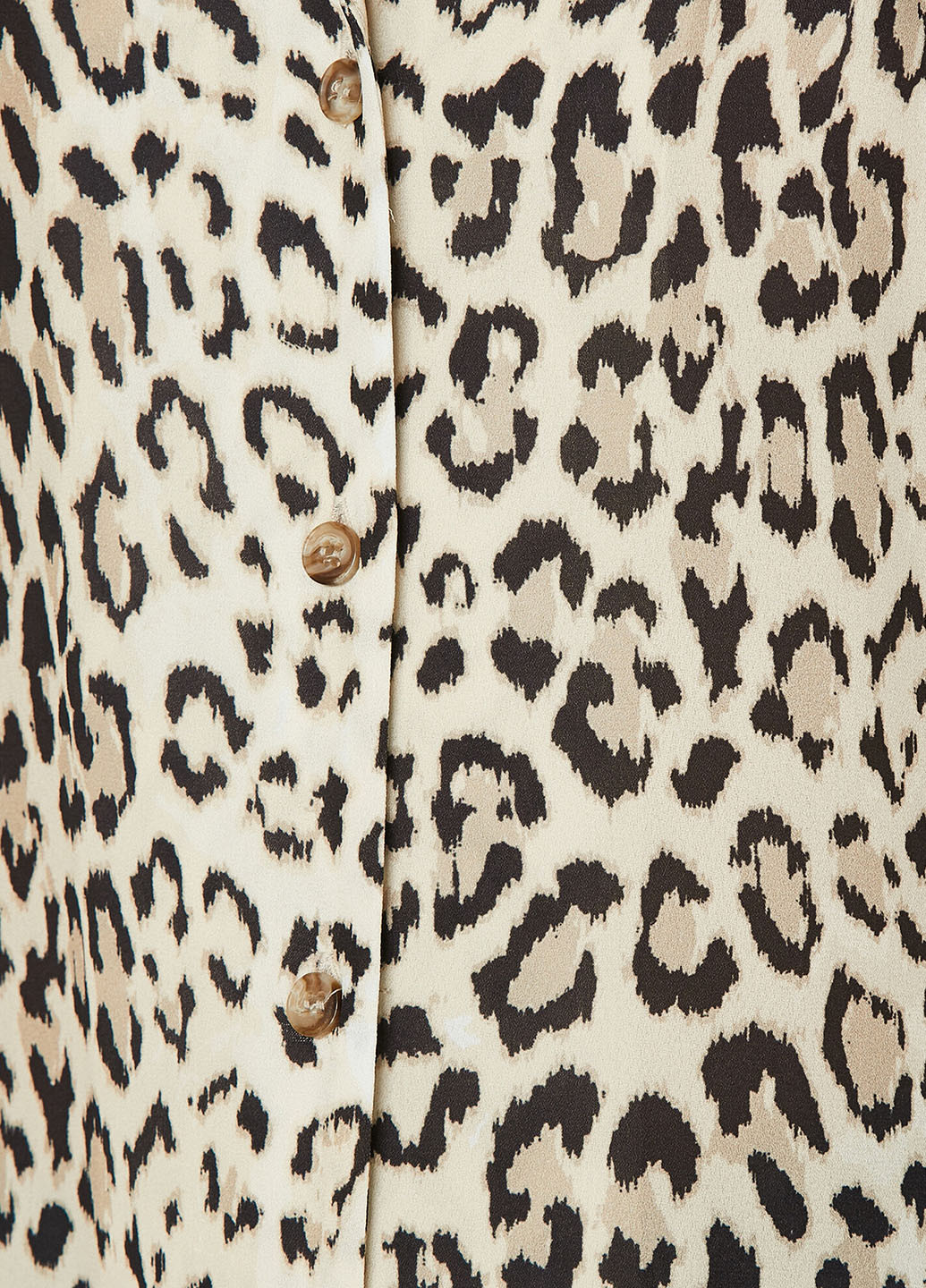 Светло-бежевая кэжуал рубашка леопардовый KOTON