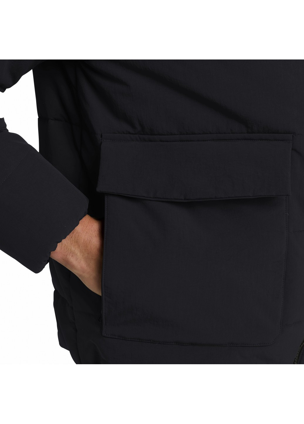 Черная зимняя куртка Jack Wolfskin NORTHERN LITE HOODED JKT M