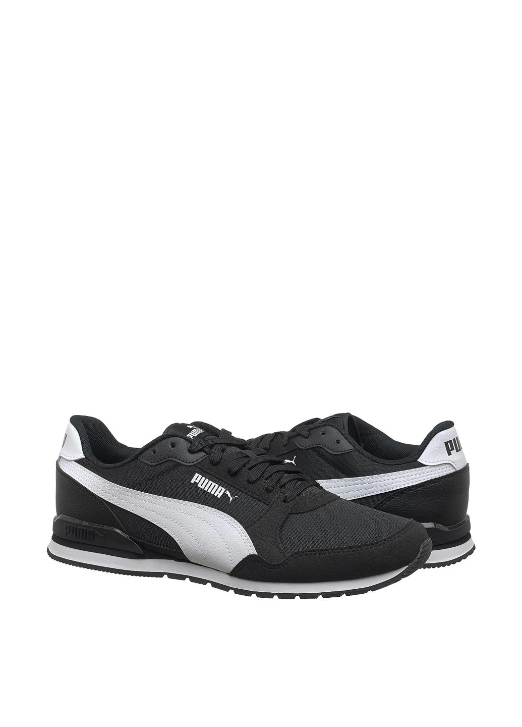 Чорно-білі кросівки 38464001 демісезон Puma St Runner V3 Mesh