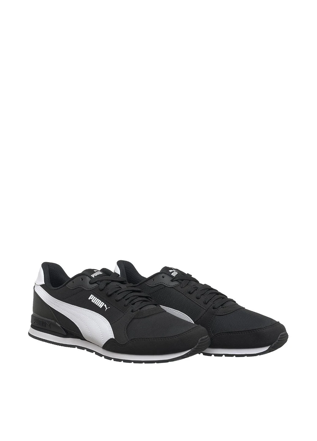 Чорно-білі кросівки 38464001 демісезон Puma St Runner V3 Mesh