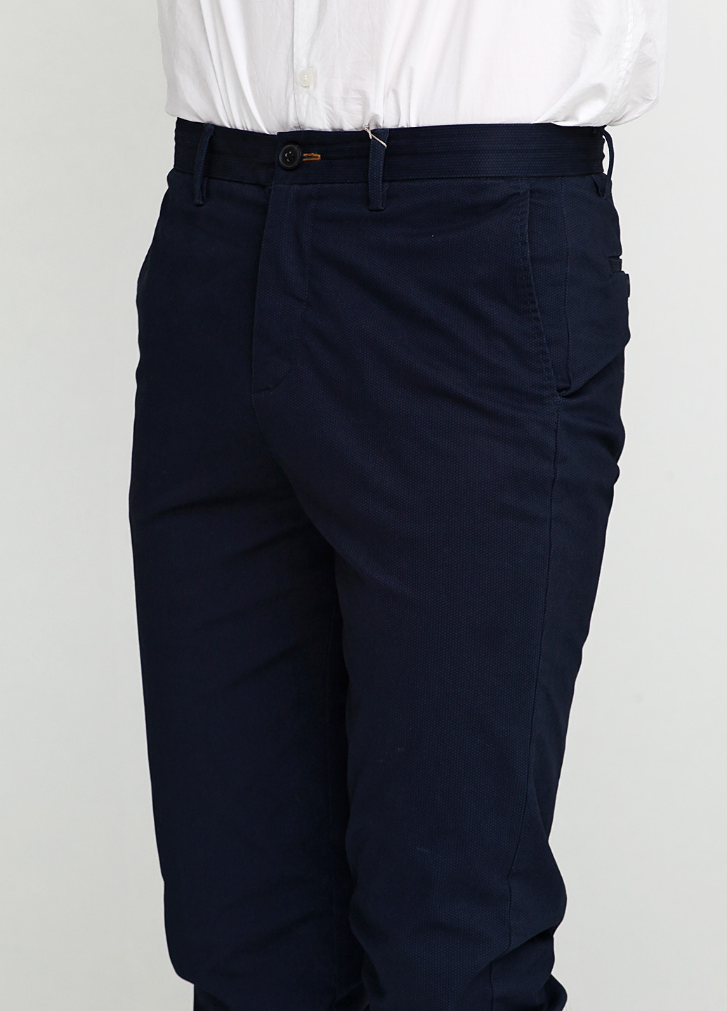 Темно-синие кэжуал демисезонные брюки Springfield