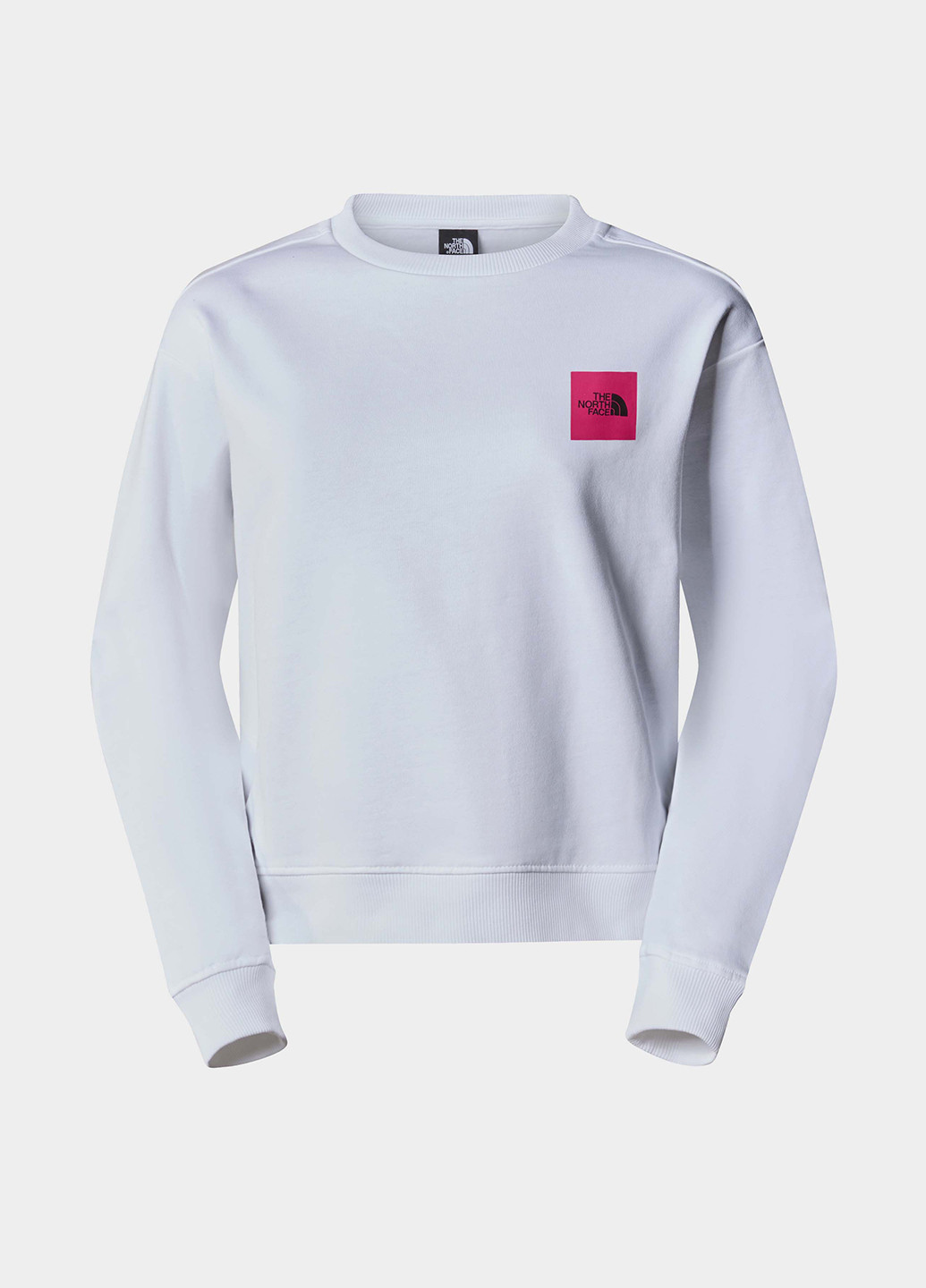 Белый свитшот The North Face надпись без декора (363485265)