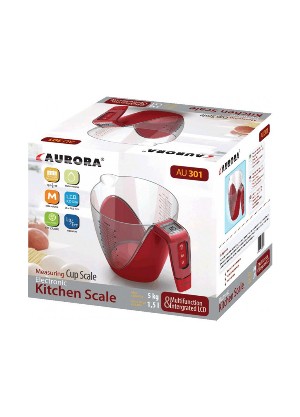 Ваги кухонні Aurora au 301 (150578514)