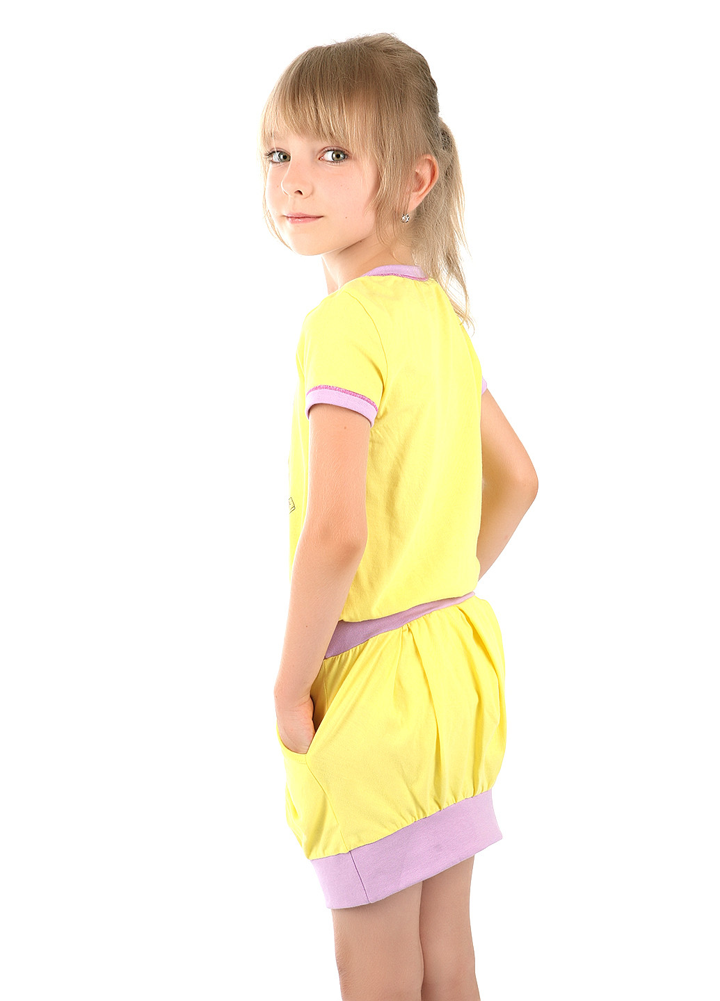 Жёлтое платье Фламинго (89021103)