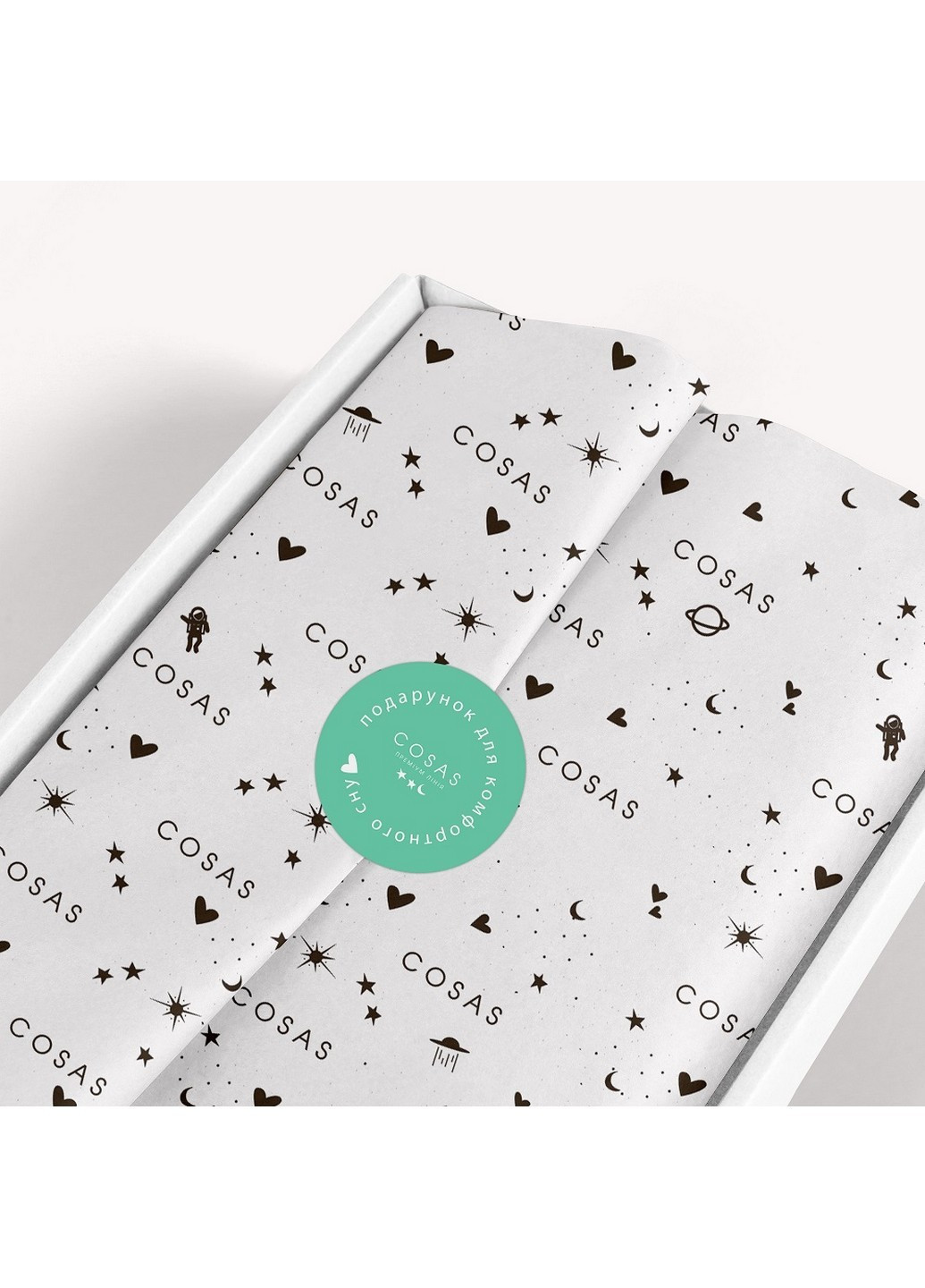 Подростковое постельно бельё CROWN DOTS GREY (пододеяльник 155х215 см, наволочка 50х70 см, простынь 90х200х20 см) Cosas (251801369)