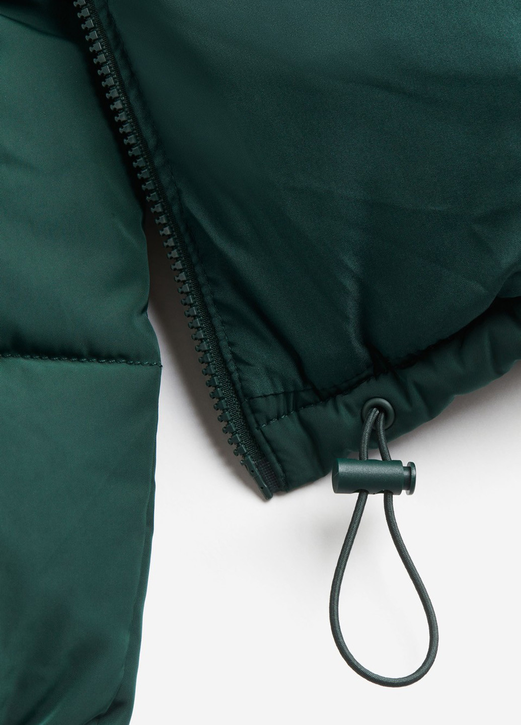 Темно-зелена зимня куртка H&M