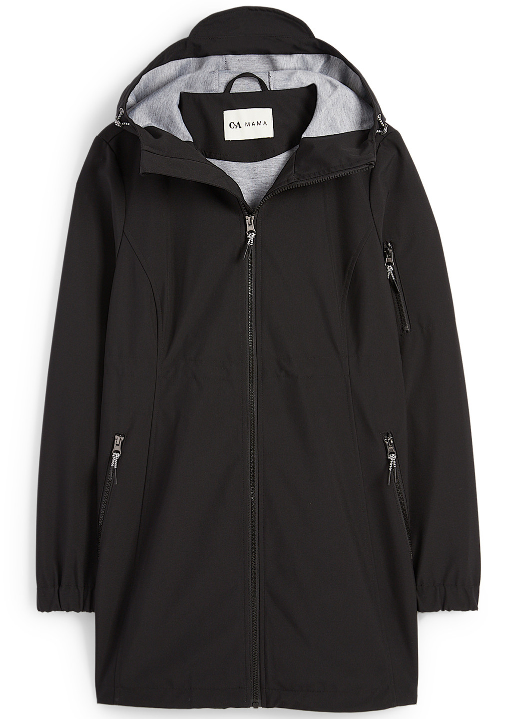 Чорна демісезонна куртка C&A