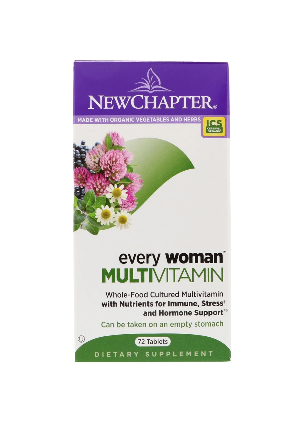 Ежедневные Мультивитамины для Женщин, Every Woman`s,, 72 таблетки New Chapter (255408832)