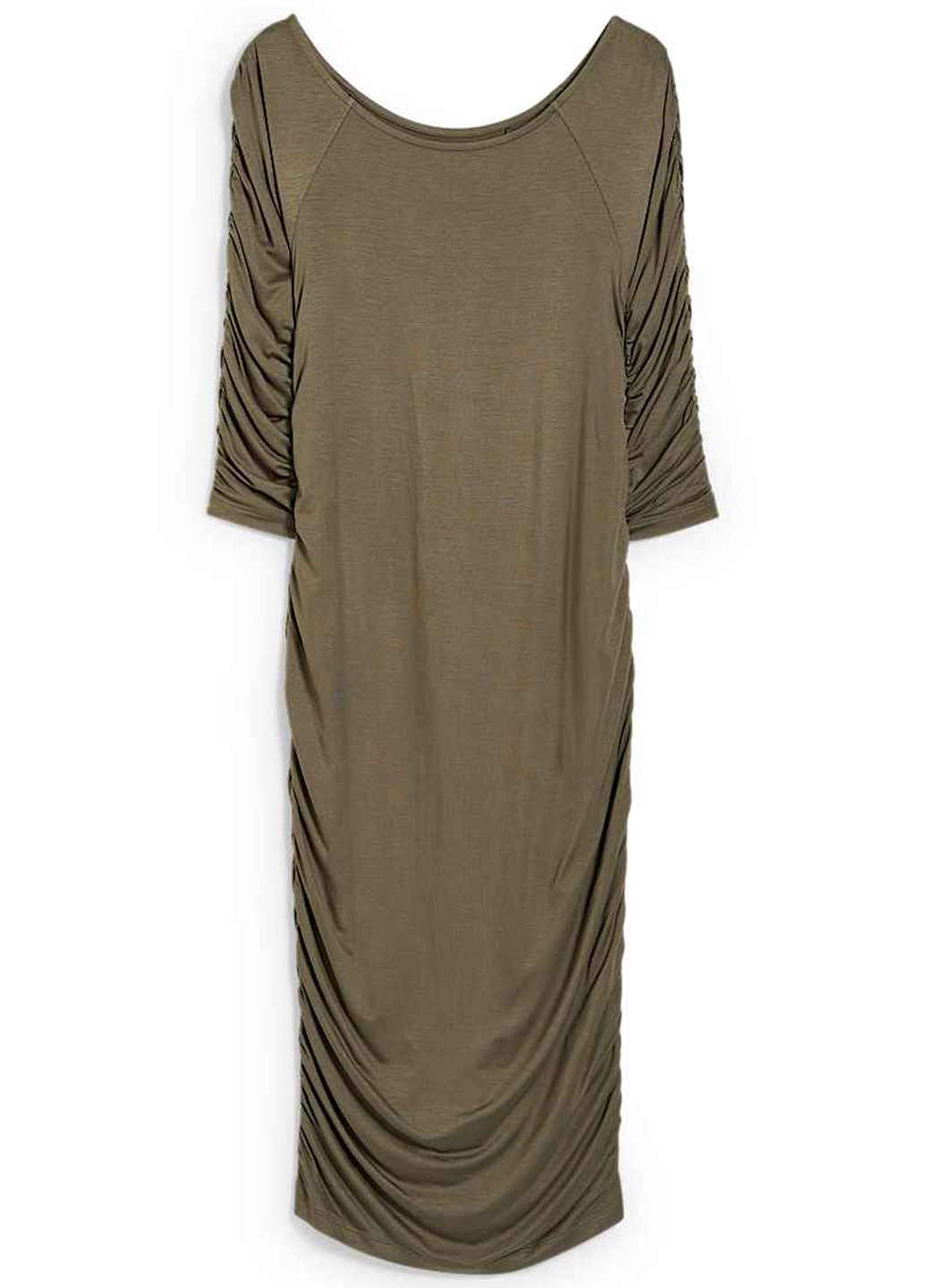Оливкова (хакі) кежуал сукня для вагітних силуетна C&A однотонна