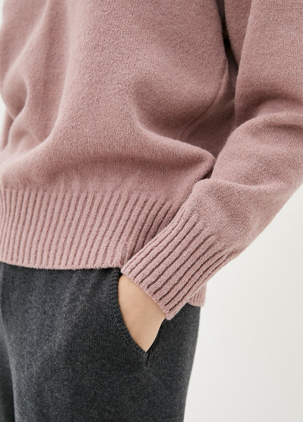 Рожево-коричневий демісезонний пуловер пуловер Sewel