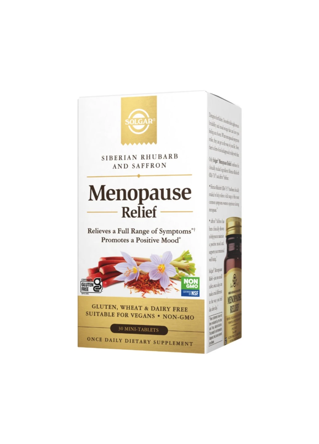 Поддержка при менопаузе Menopause Relief 30 мини таблеток Solgar (255409088)