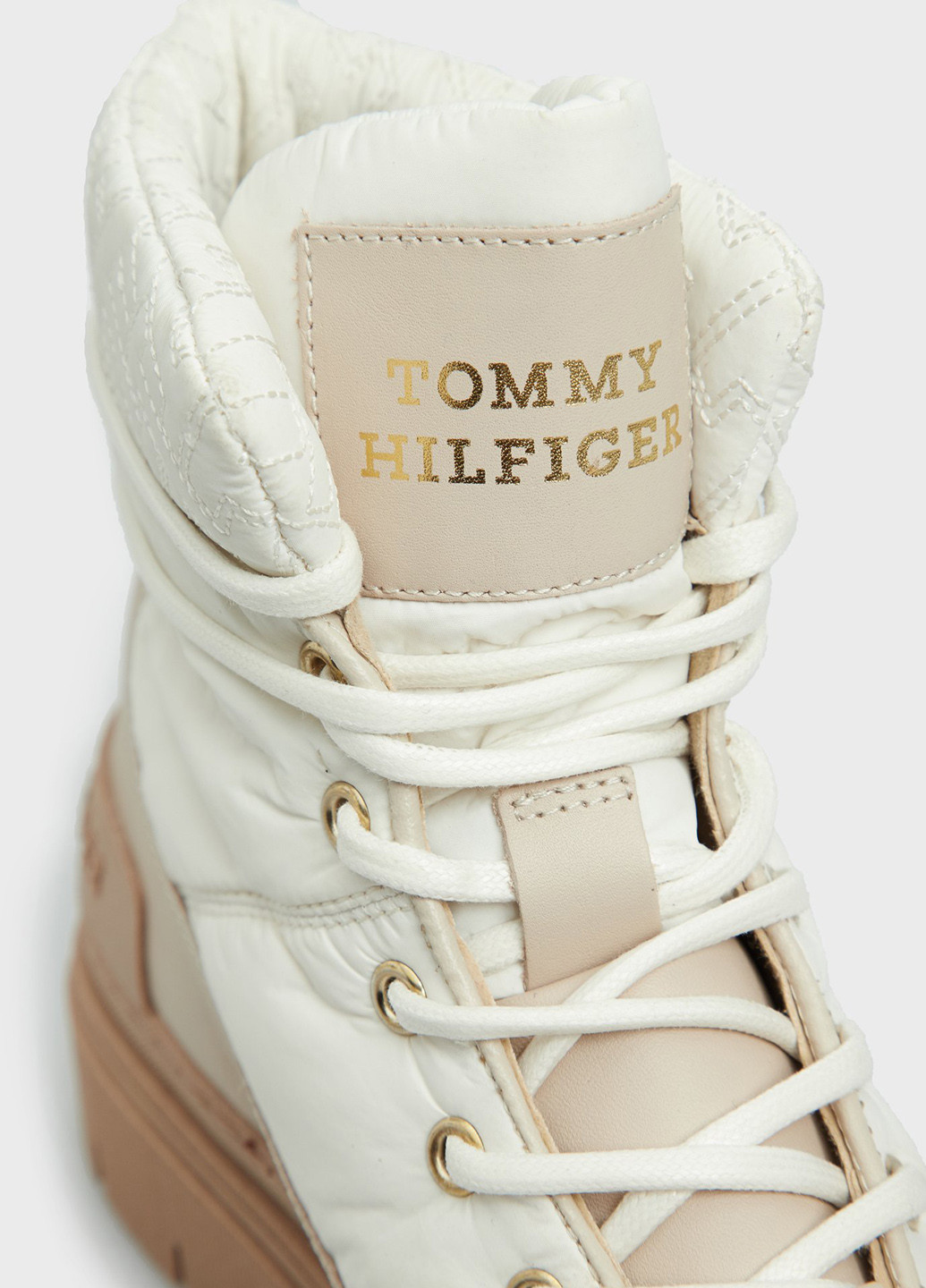 Осенние ботинки Tommy Hilfiger с логотипом тканевые