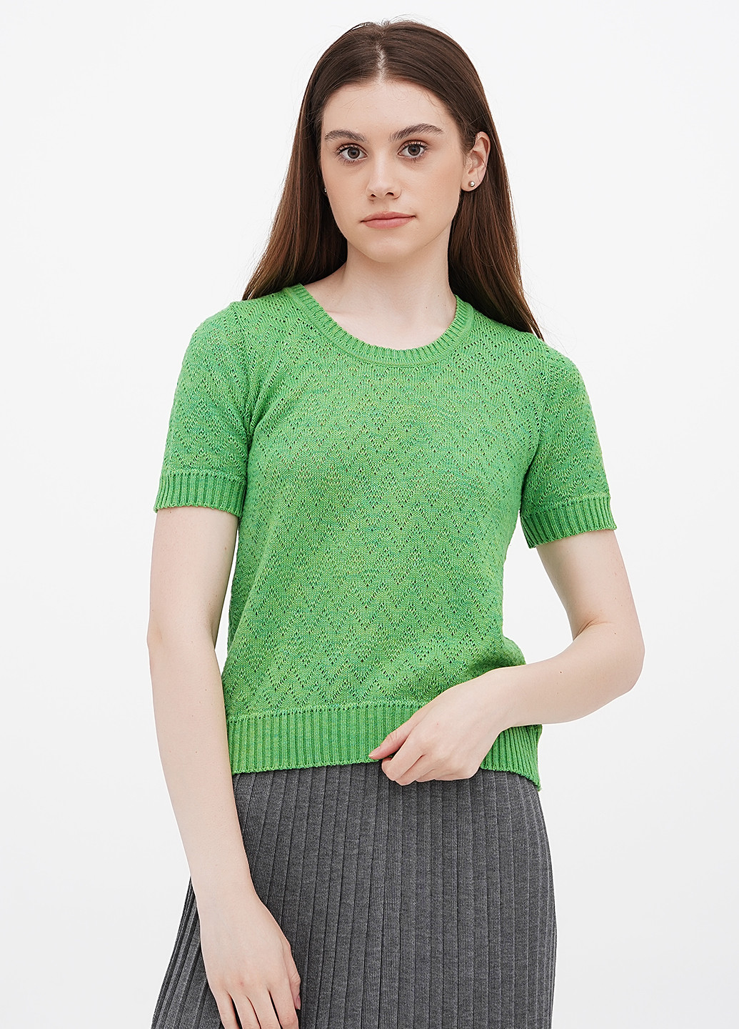 Світло-зелена літня блузка Only Women