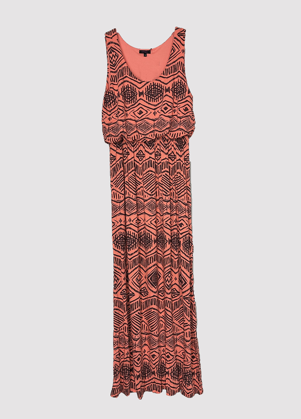 Коралловое кэжуал платье Stella Morgan с орнаментом