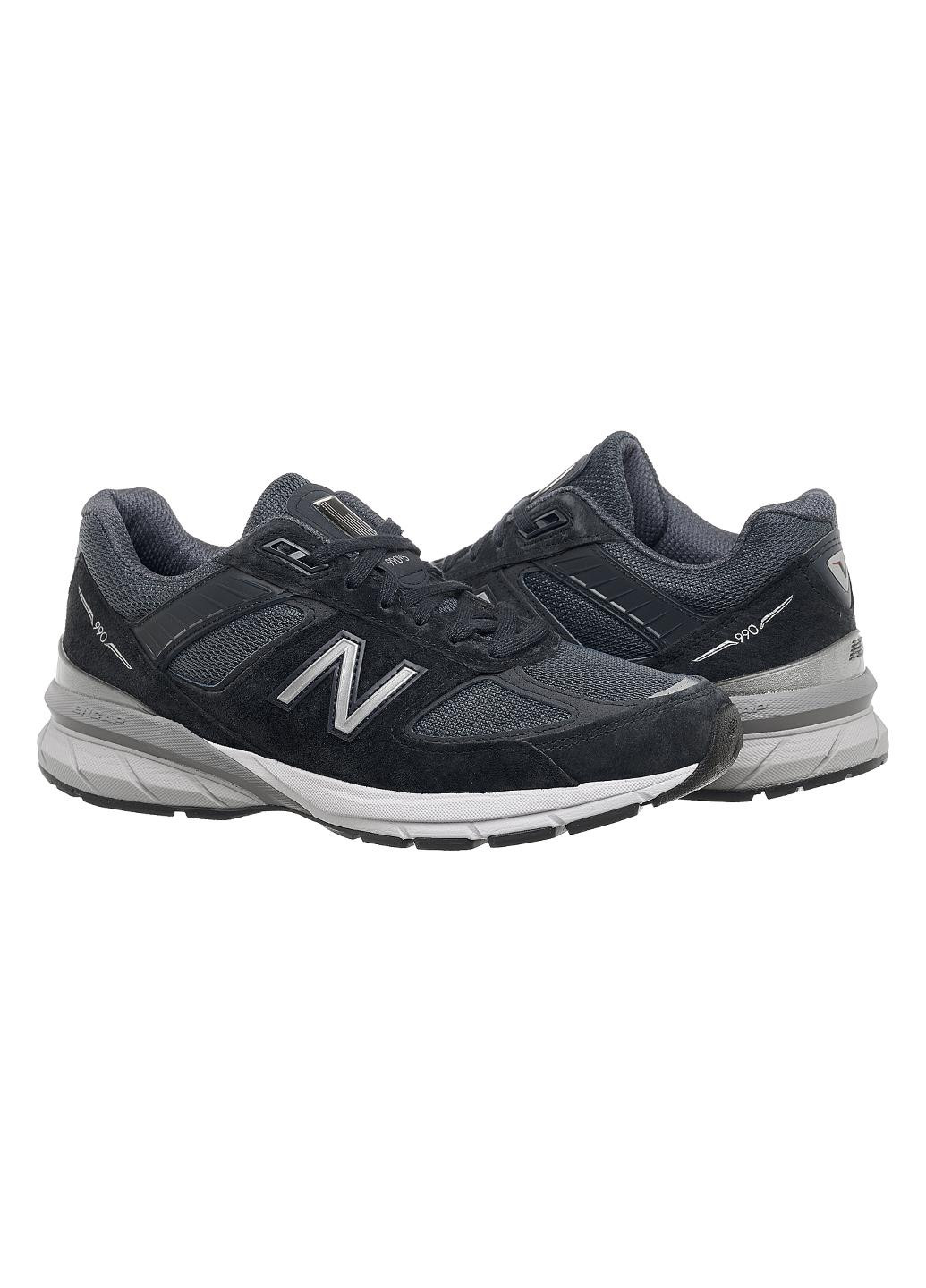 Синие демисезонные кроссовки m990nv5 New Balance 990