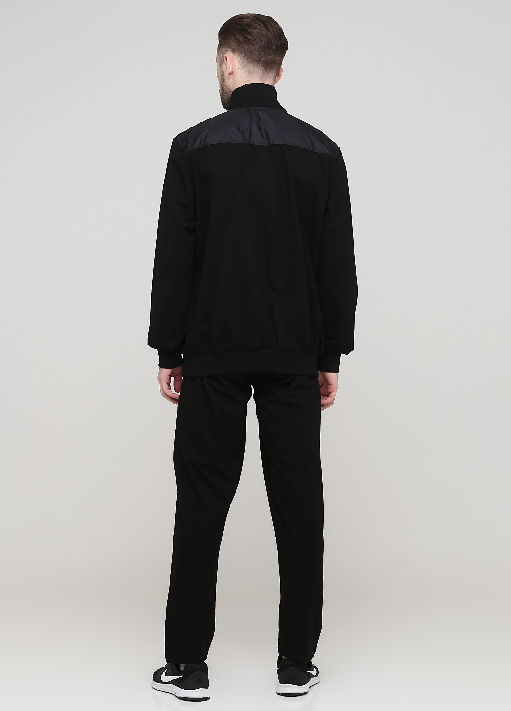 Черный демисезонный костюм (толстовка, брюки) брючный DMR-X