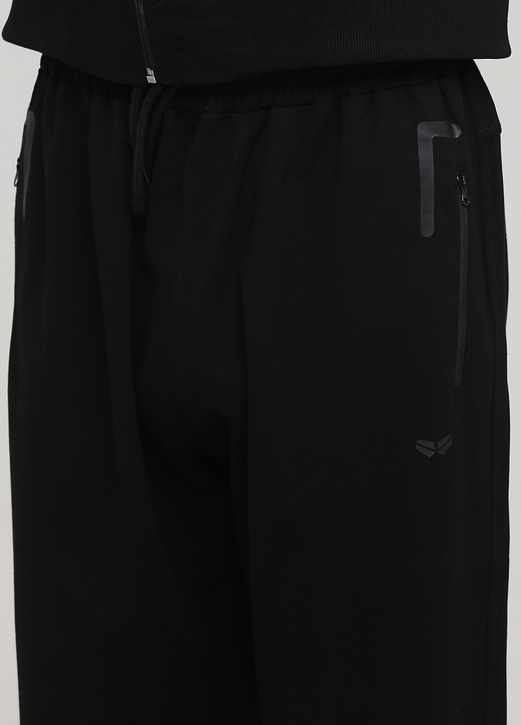Чорний демісезонний костюм (толстовка, брюки) брючний DMR-X