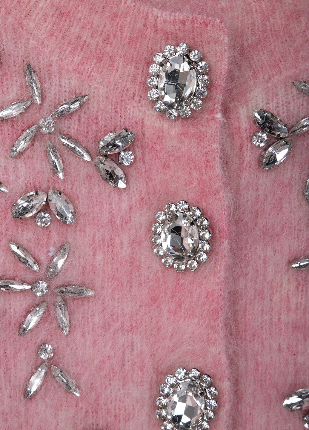 Розовый демисезонный кардиган H&M х Rabanne