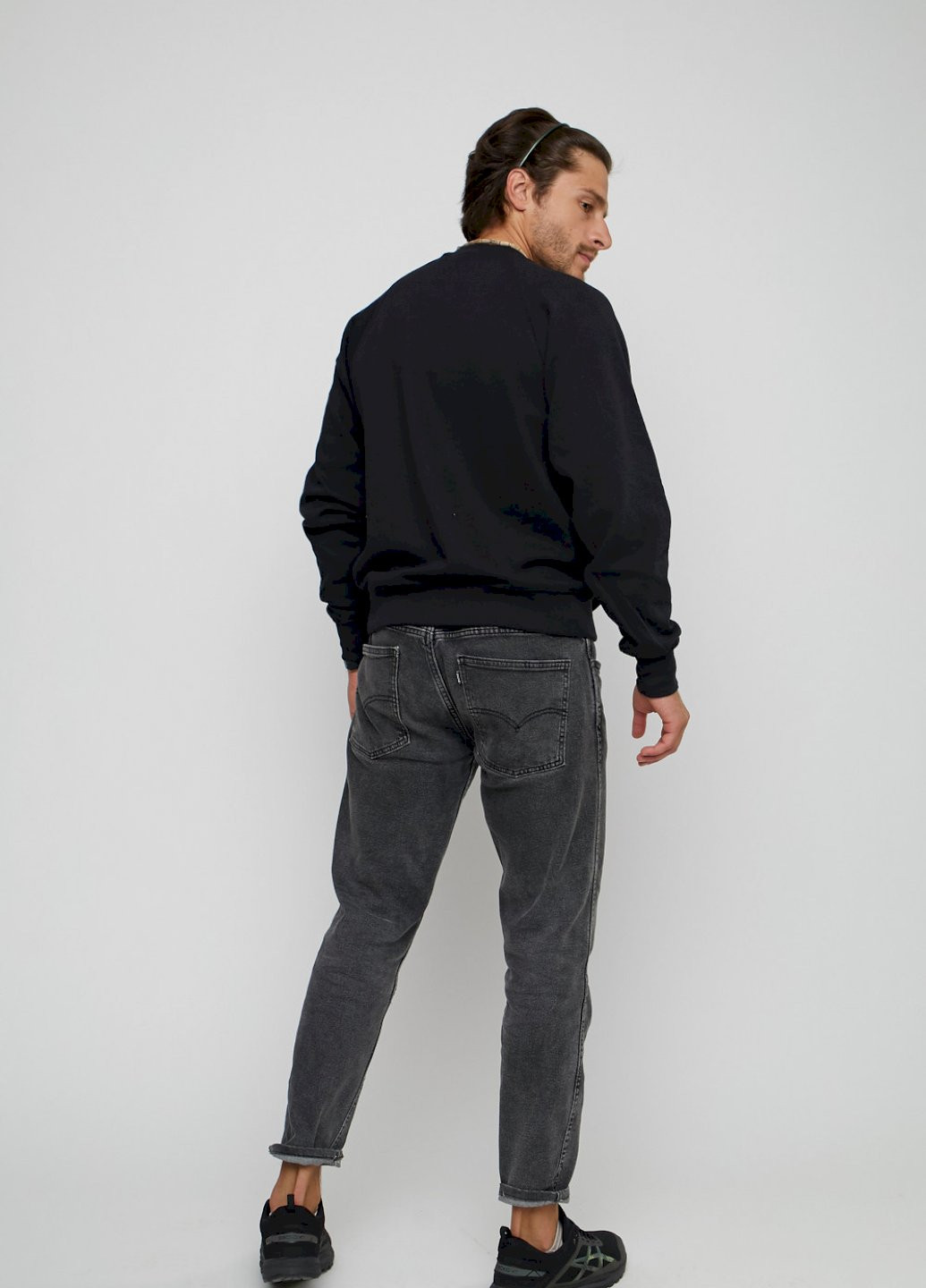 Черный свитшот мужской YAPPI (198688929)