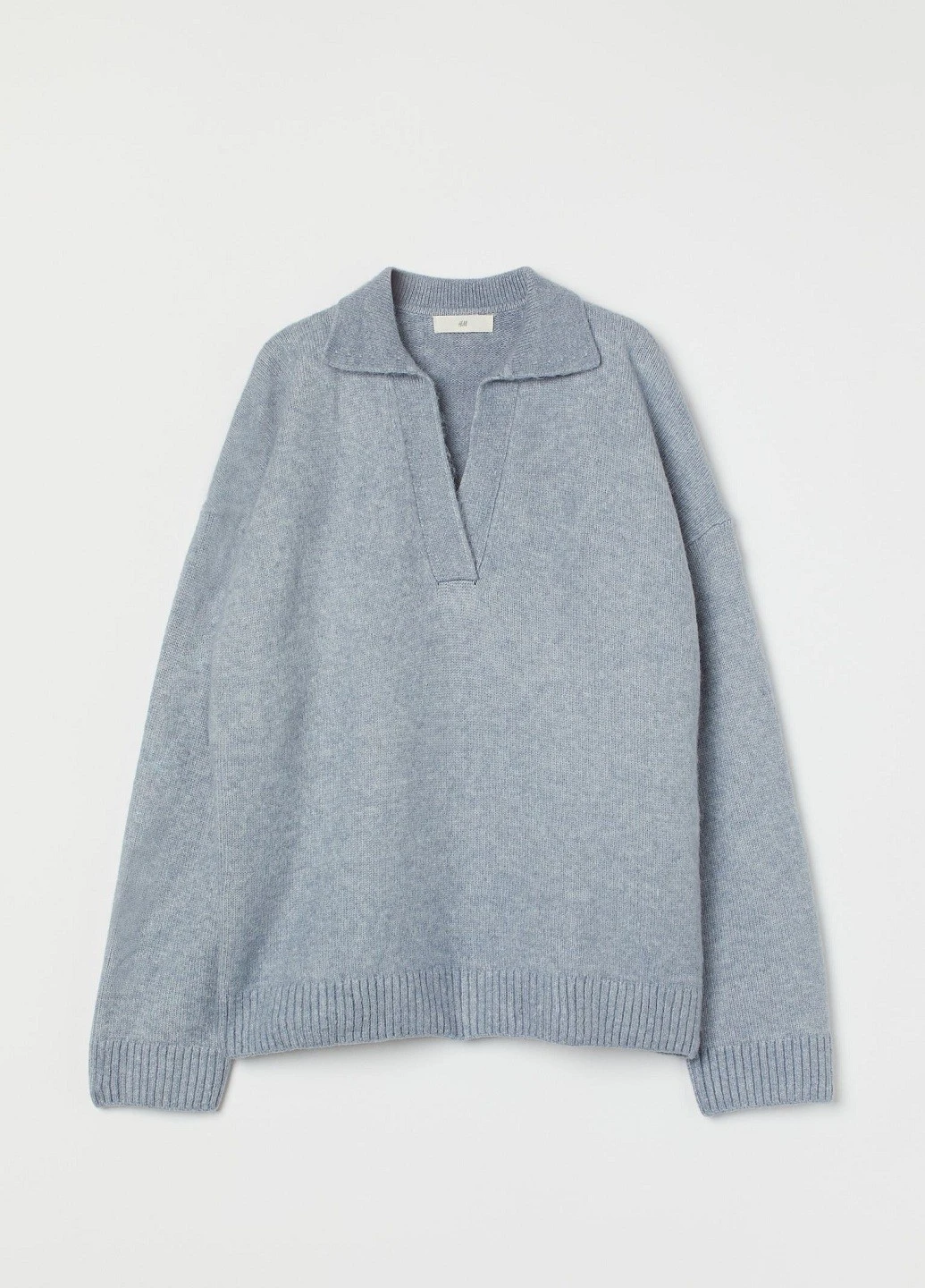 Голубой демисезонный свитер H&M