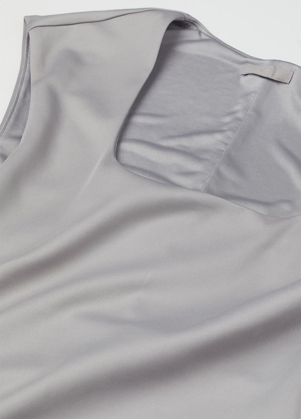 Сіра кежуал сукня H&M однотонна