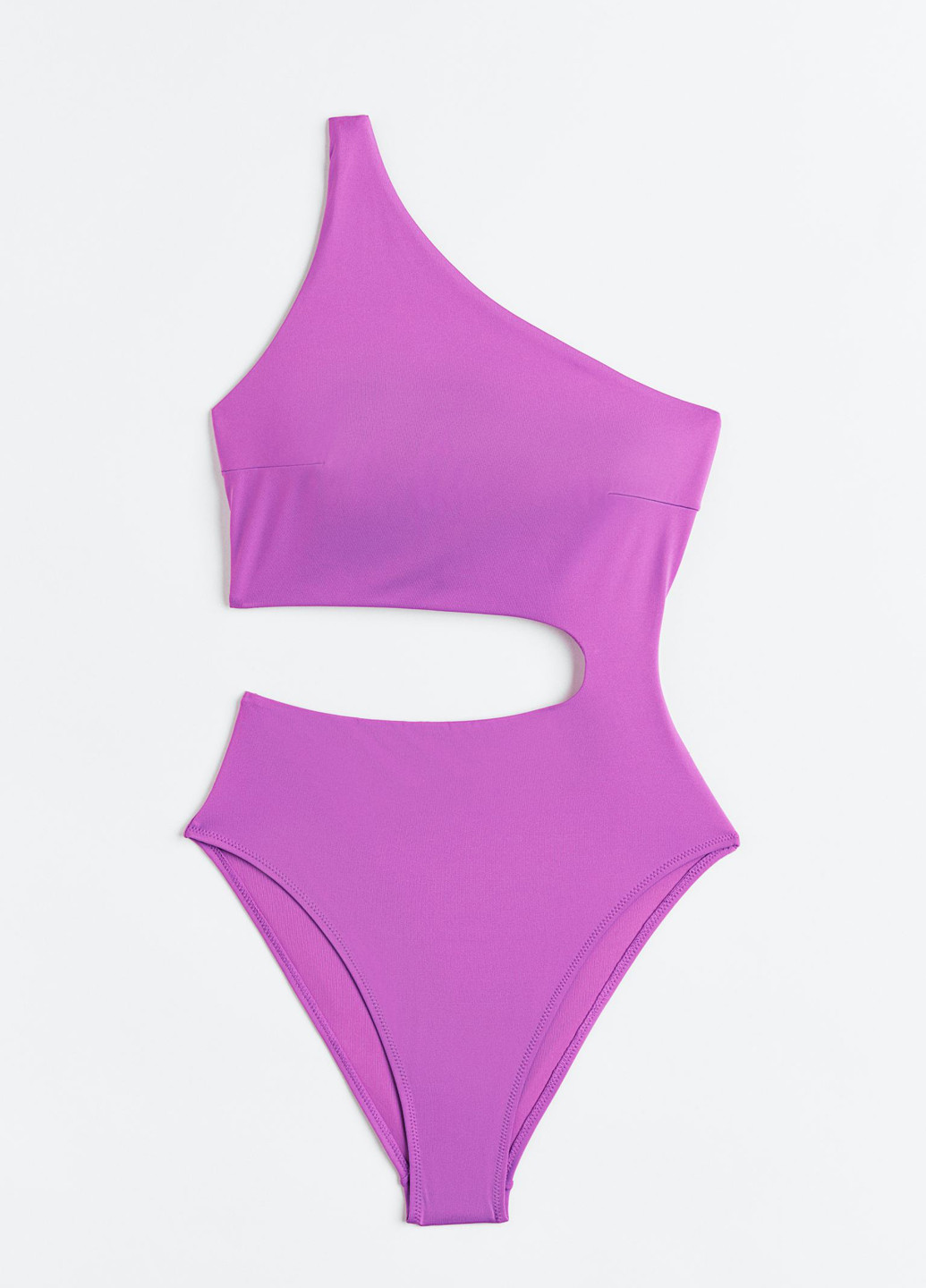 Фіолетовий літній купальник суцільний, монокіні H&M
