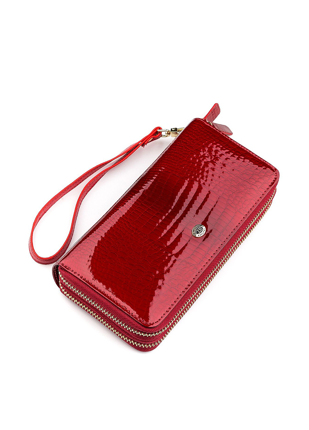 Кошелек ST Leather Accessories красный кэжуал