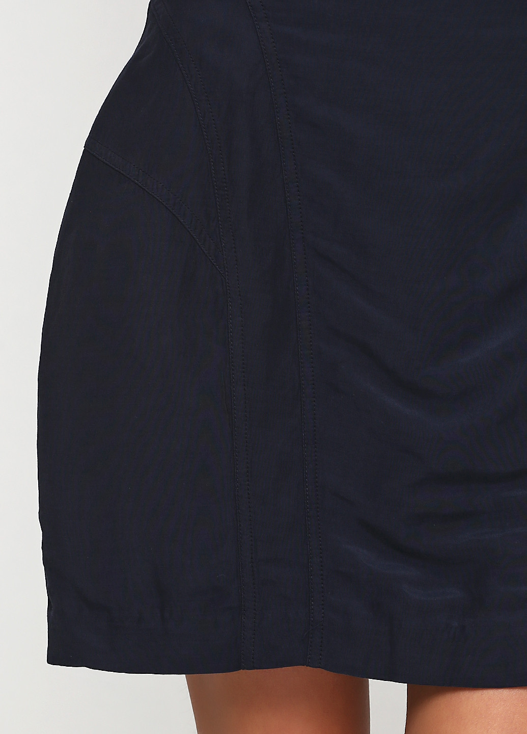 Темно-синяя кэжуал однотонная юбка Acne колокол