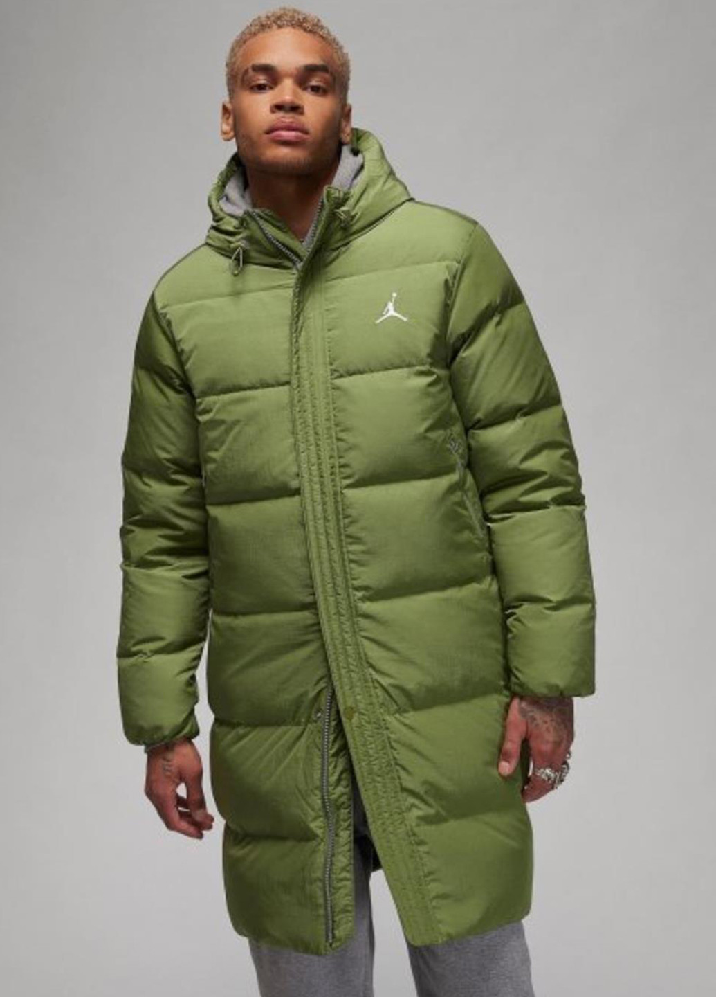 Зелена зимня куртка fb7313-340 Jordan M J ESS STMT DOWN PARKA