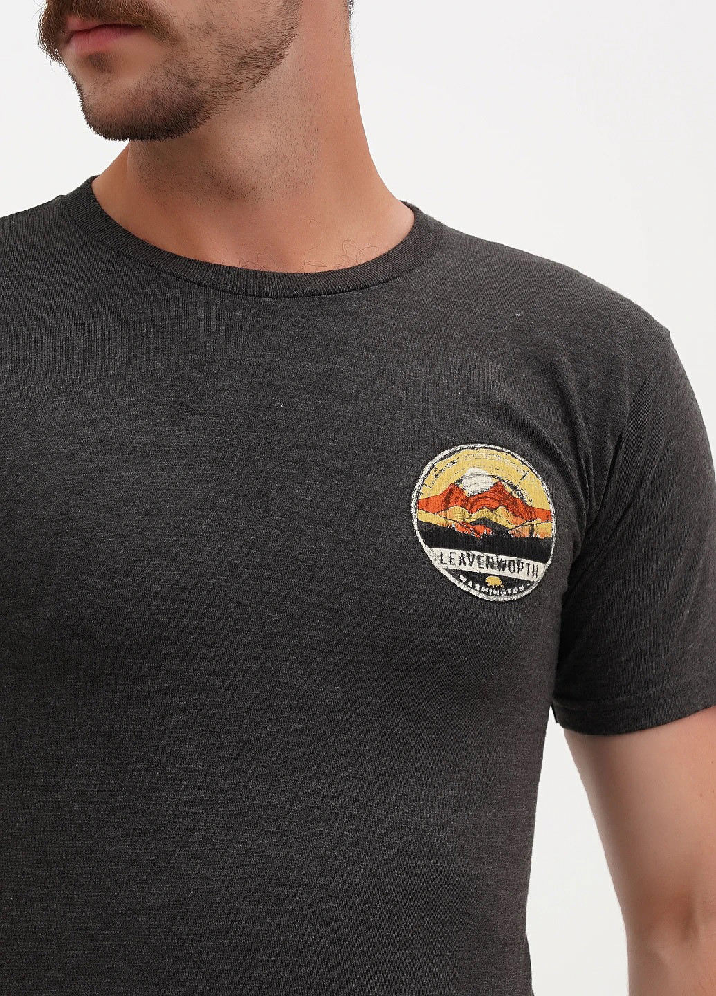 Графитовая футболка Blue 84