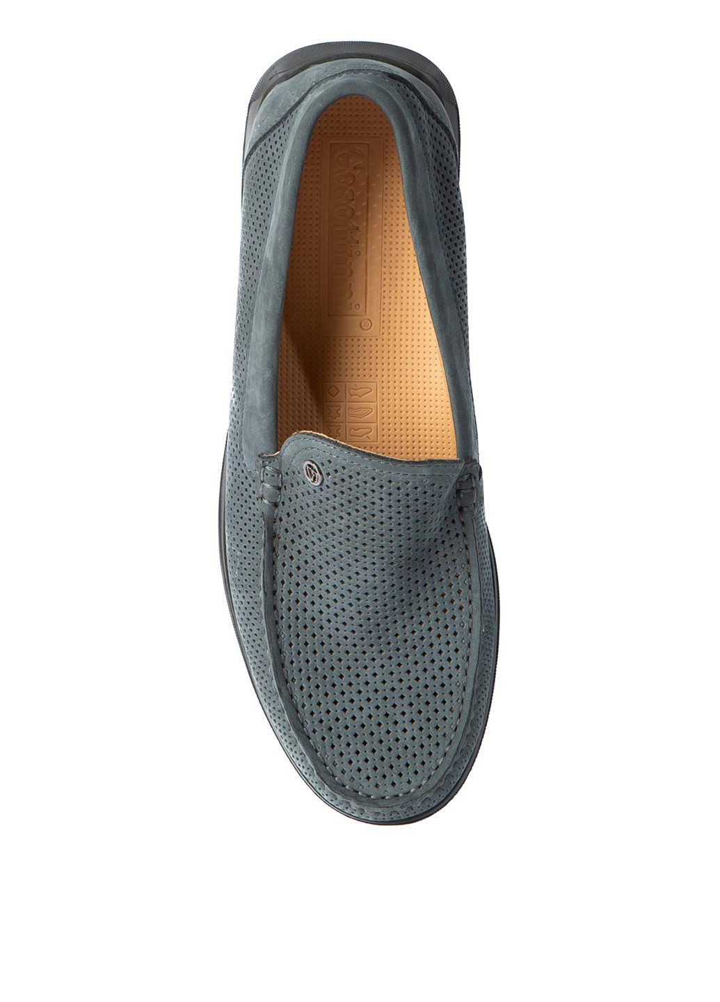 Серо-синие мокасины Cosottinni