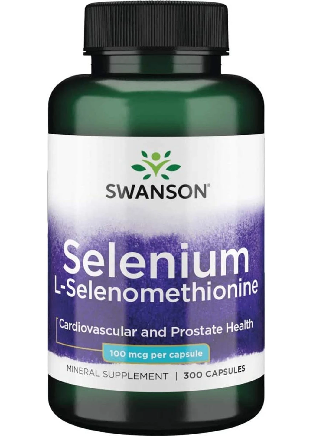 Селен Selenium L-Selenomethionine 100 mcg 300 капсул Swanson (255409605)