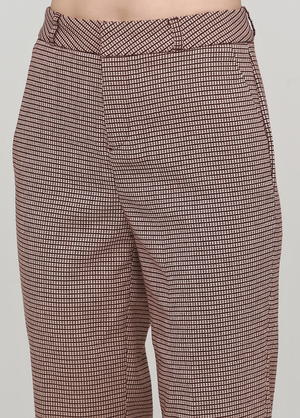 Светло-коричневые кэжуал демисезонные зауженные брюки Vero Moda