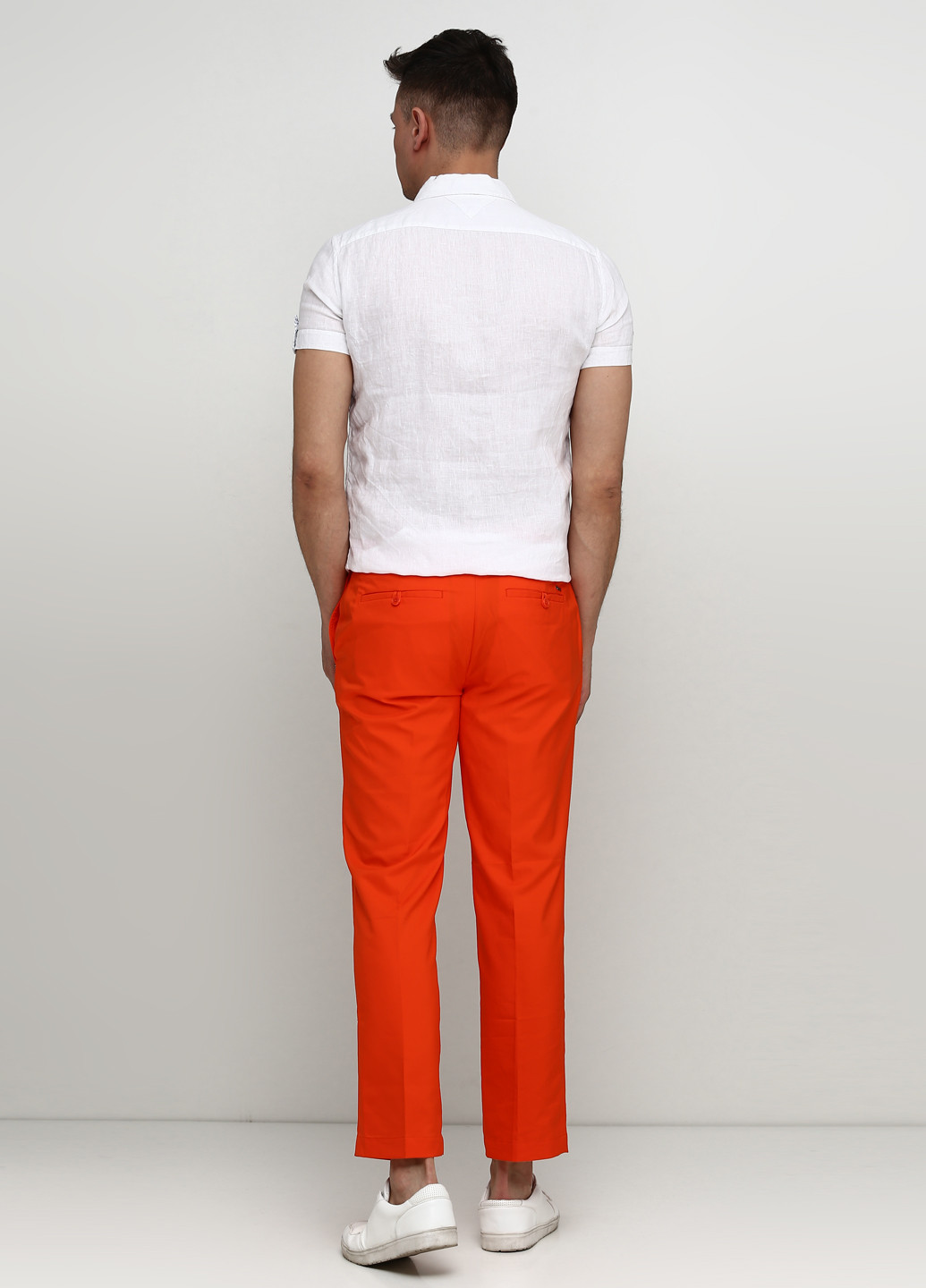 Штани Ralph Lauren однотонні помаранчеві