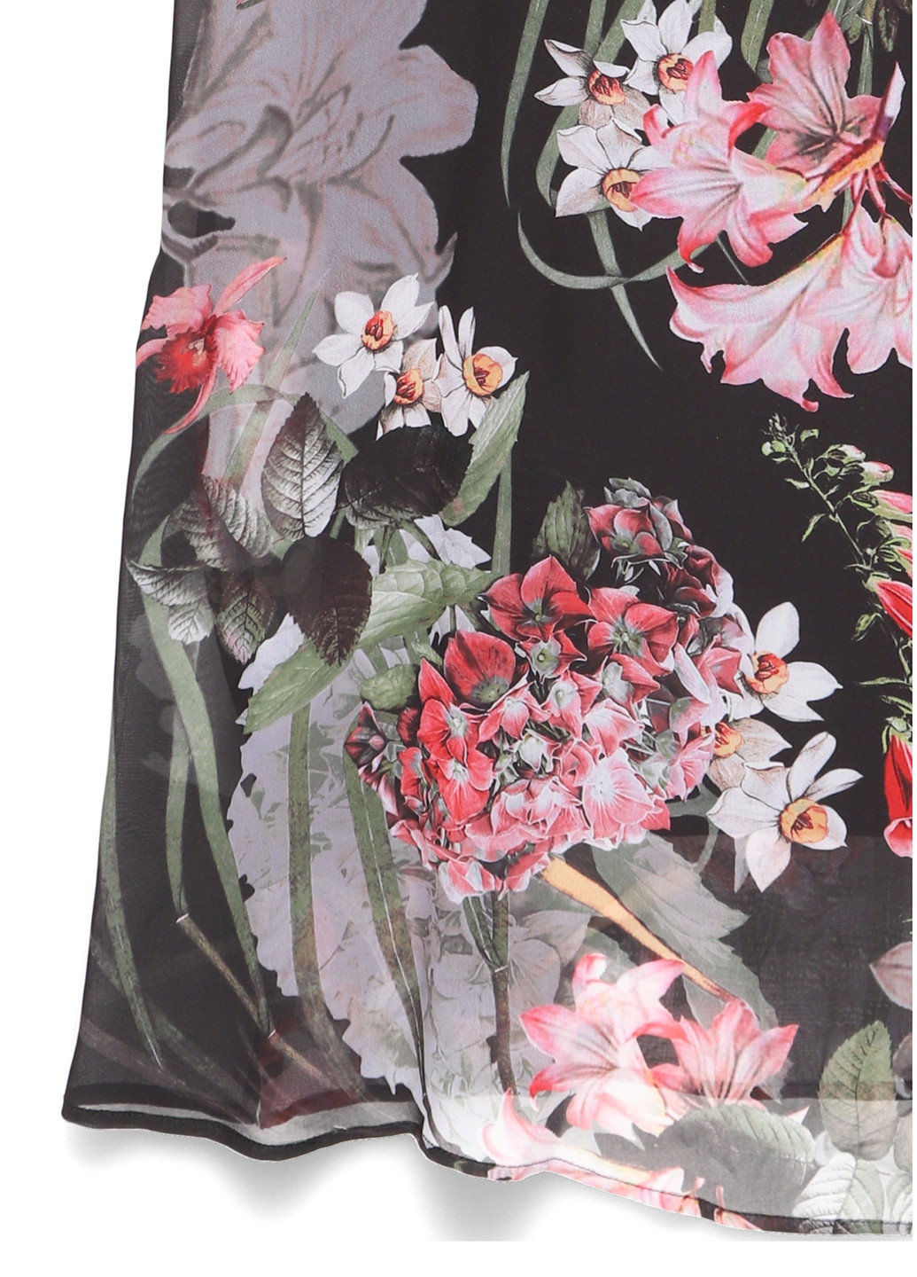 Чорна кежуал сукня Comma з квітковим принтом