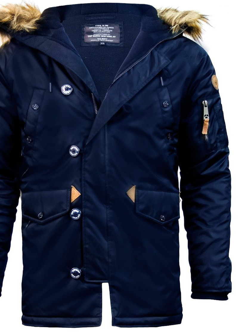 Оригинальная куртка аляска N-3B Parka TGN-3B (Navy) Top Gun (228305776)