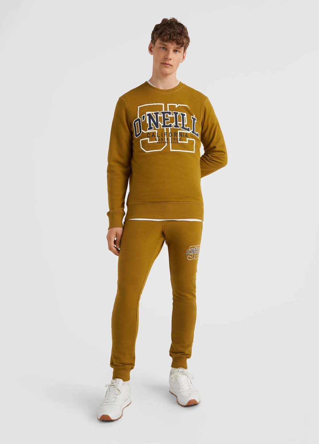 Гірчичний світшот O'Neill напис вишивка (328719787)