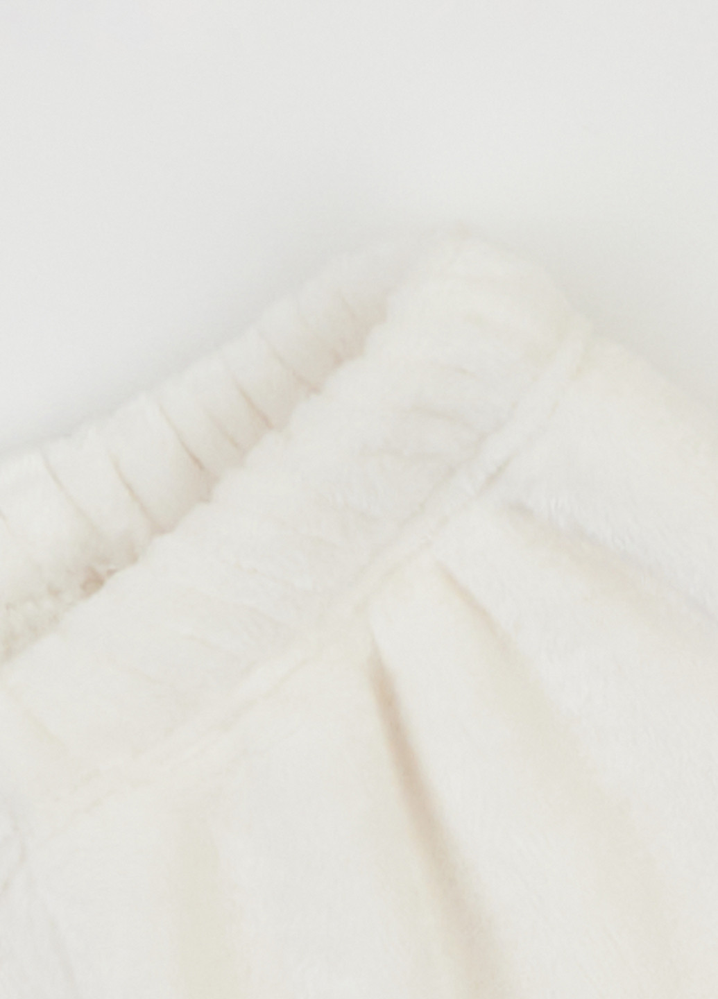 Молочная зимняя пижама (свитшот, брюки) Фламинго