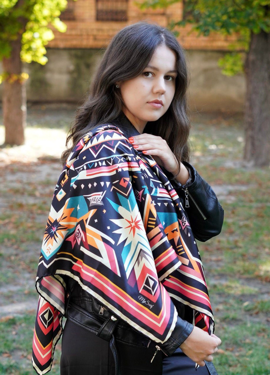 Платок, 90х90 см My Scarf (368110901)