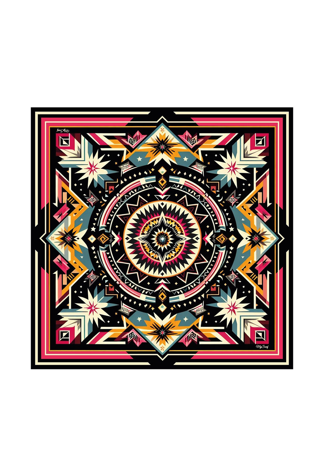 Платок, 90х90 см My Scarf (368110901)