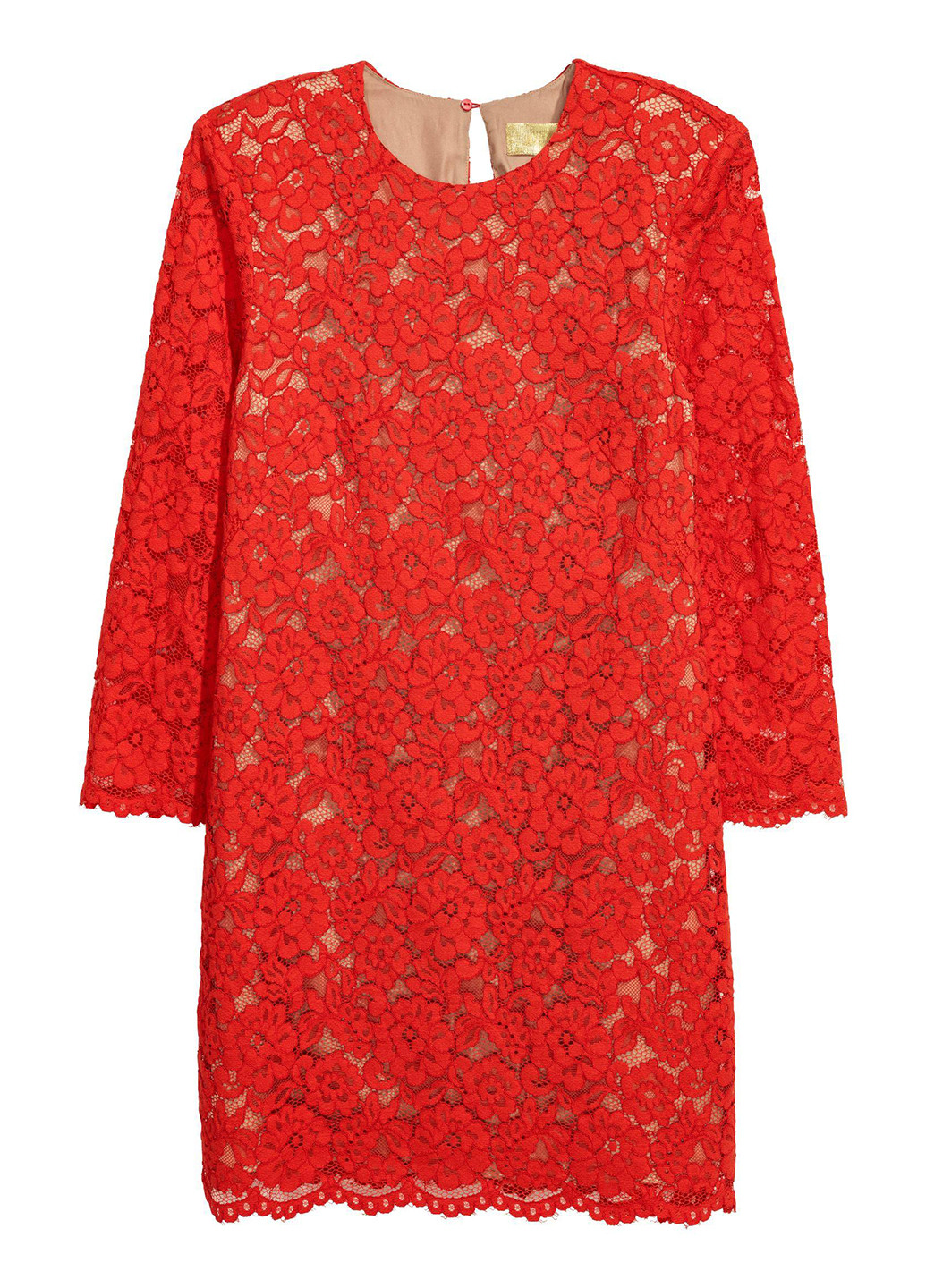 Червона кежуал плаття H&M однотонна