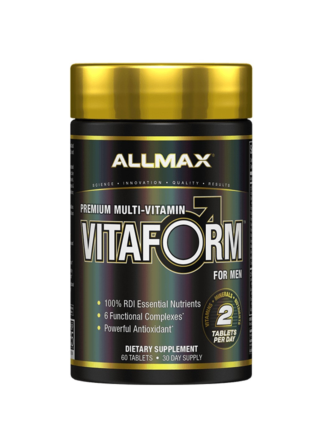 Витамины для мужчин VitaForm for Men 60 таблеток ALLMAX Nutrition (255409861)