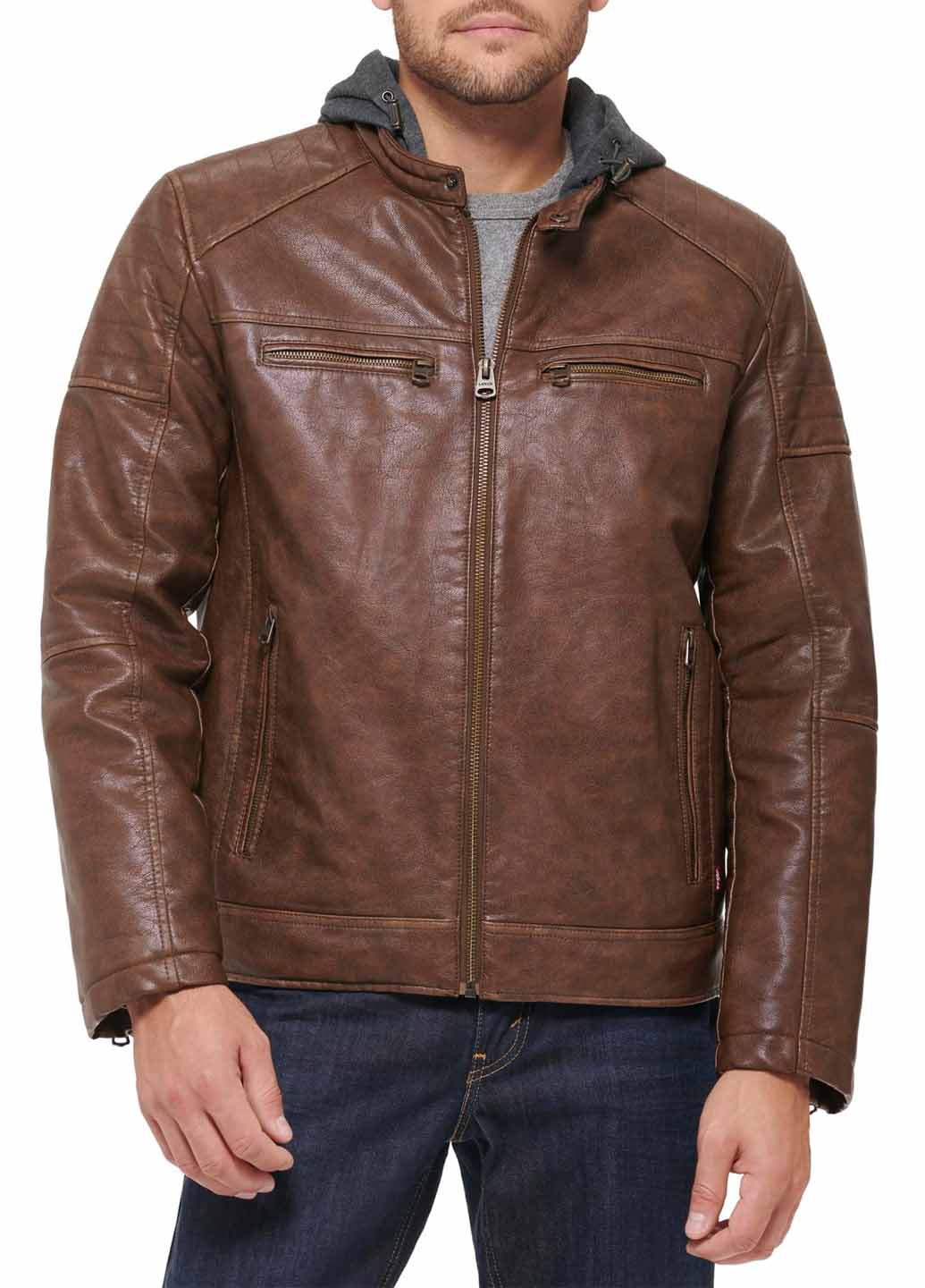 Коричнева демісезонна куртка Levi's