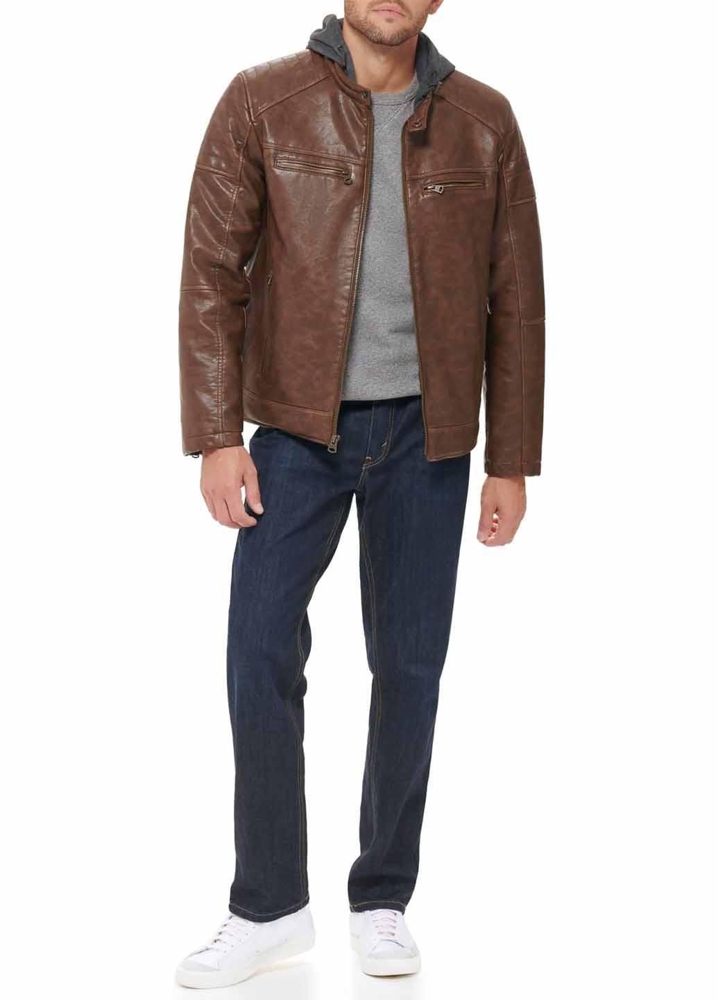 Коричнева демісезонна куртка Levi's