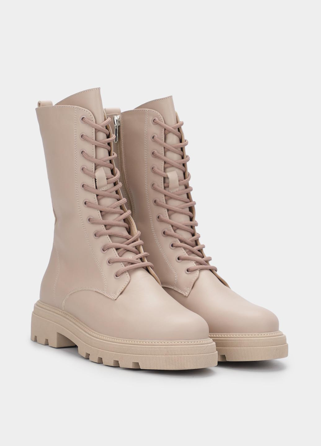 Осенние ботинки берцы Braska на тракторной подошве, со шнуровкой