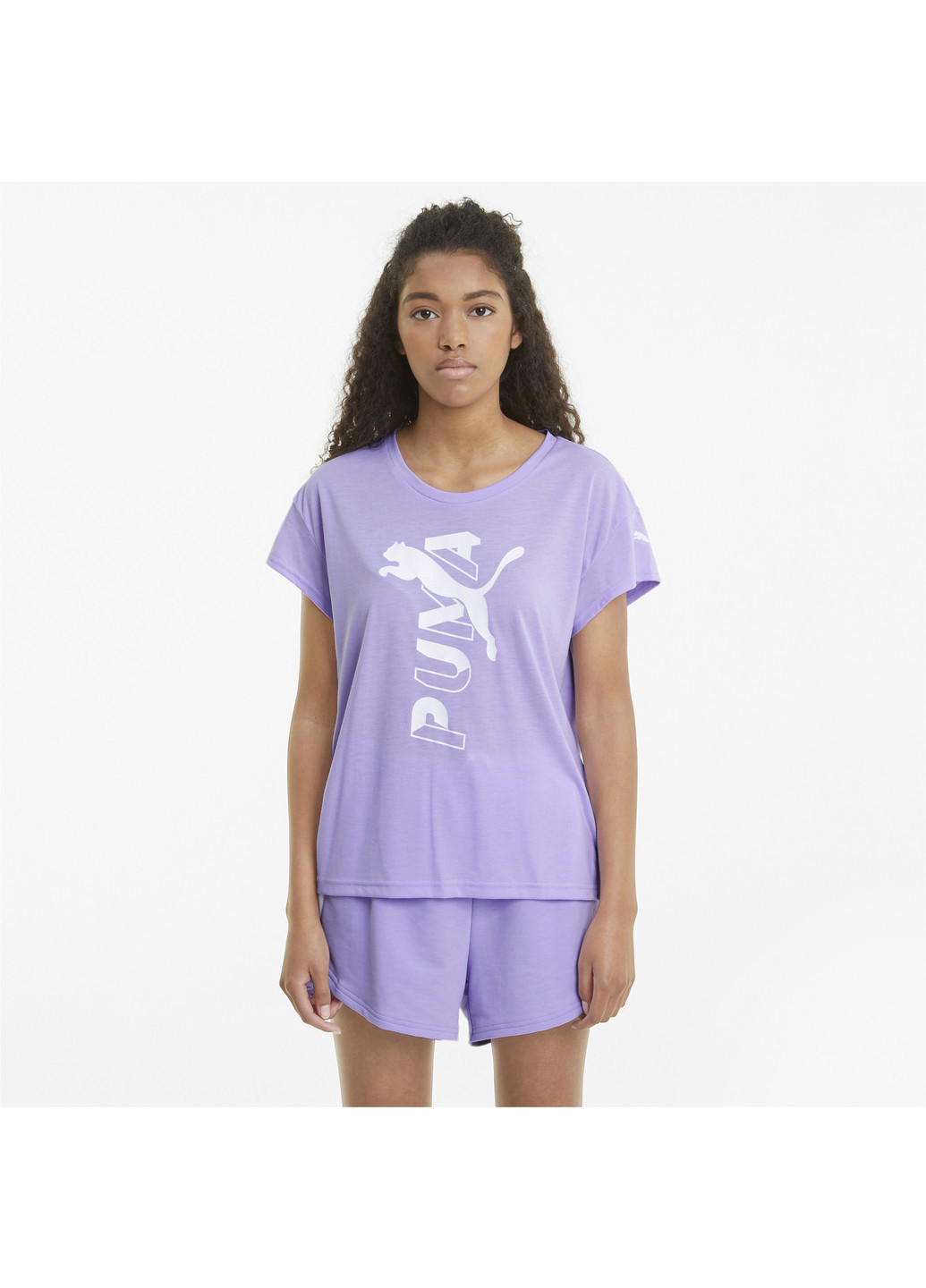 Пурпурная всесезон футболка modern sports women's tee Puma